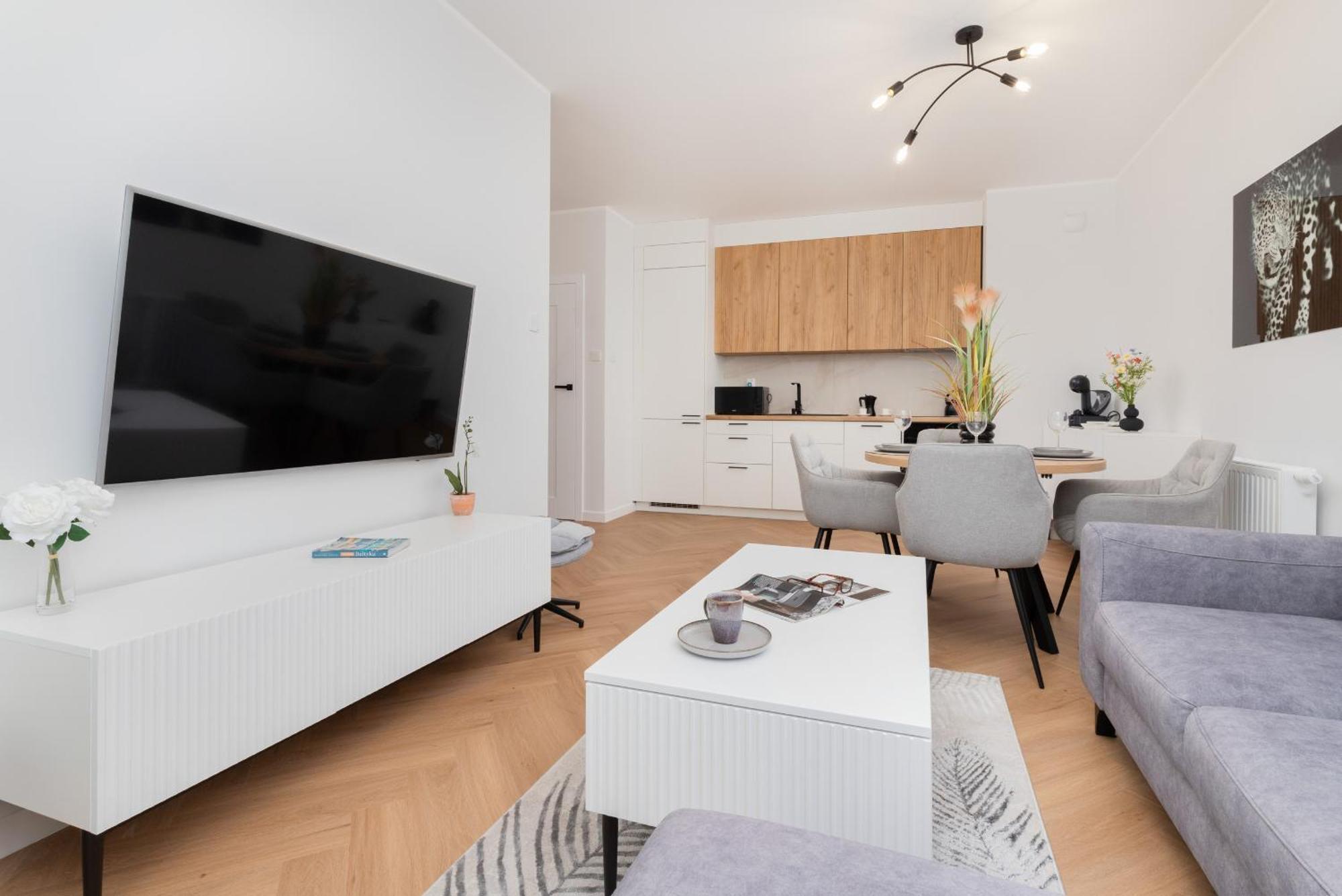 Nowa Letnica Comfortable Apartments With Balcony & Parking Gdansk By Noclegi Renters Exterior foto