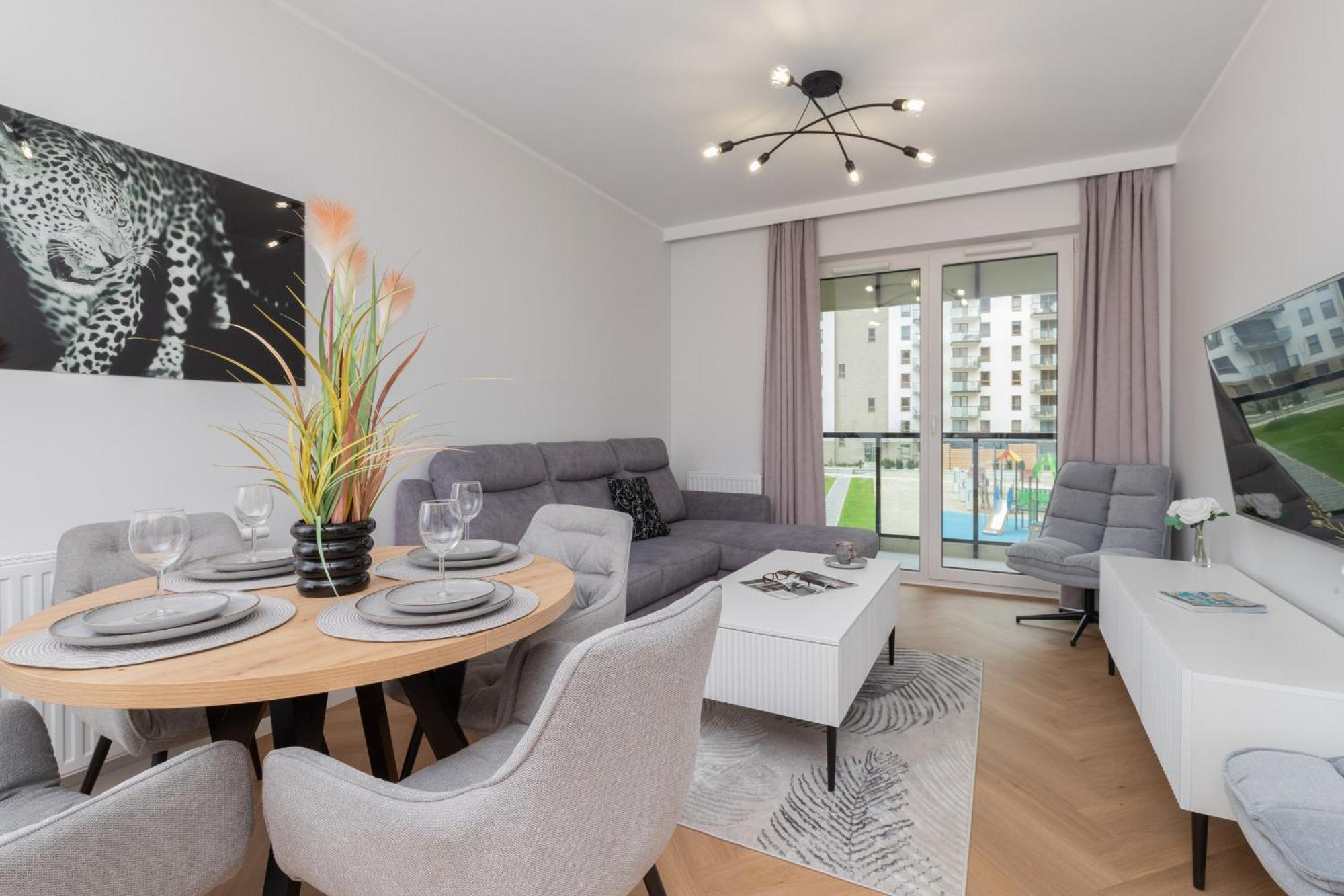 Nowa Letnica Comfortable Apartments With Balcony & Parking Gdansk By Noclegi Renters Exterior foto