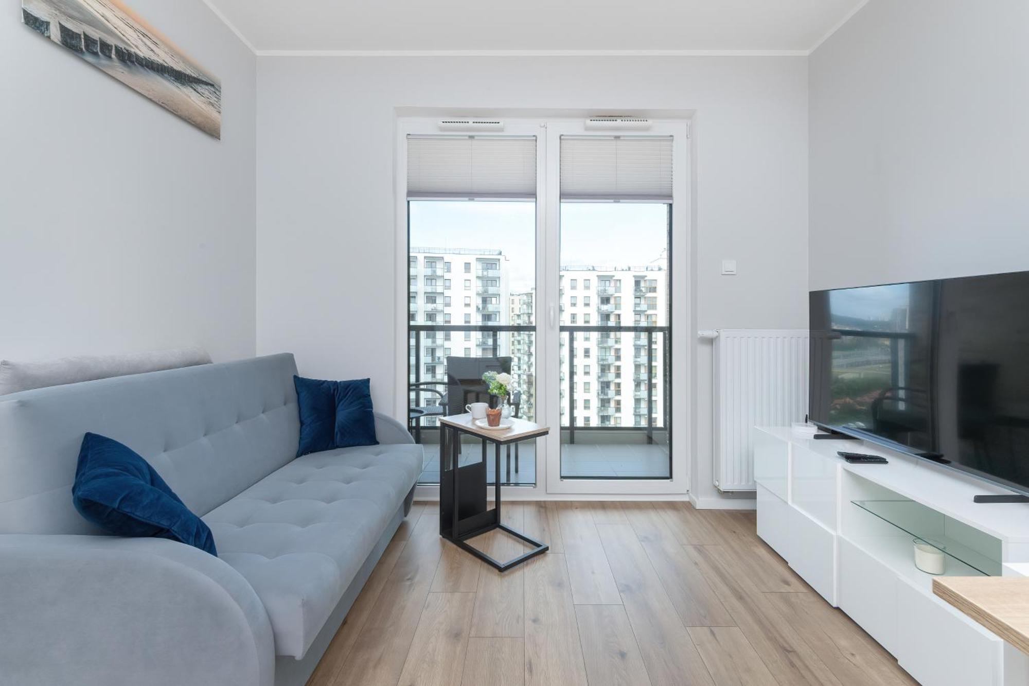 Nowa Letnica Comfortable Apartments With Balcony & Parking Gdansk By Noclegi Renters Exterior foto